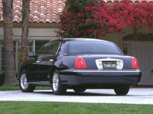Картинка lincoln town car автомобили