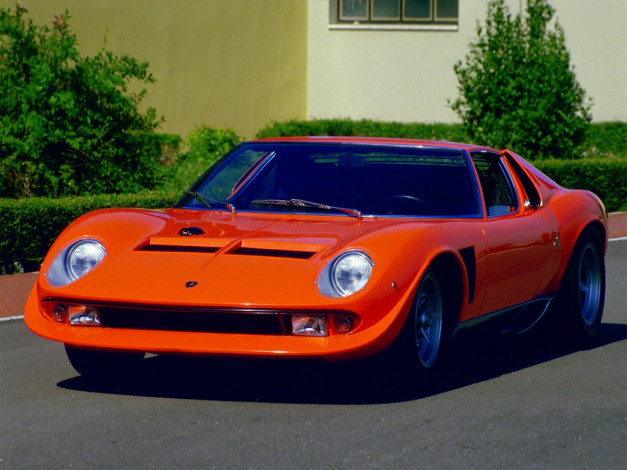 Обои картинки фото lamborghini, miura, jota, автомобили