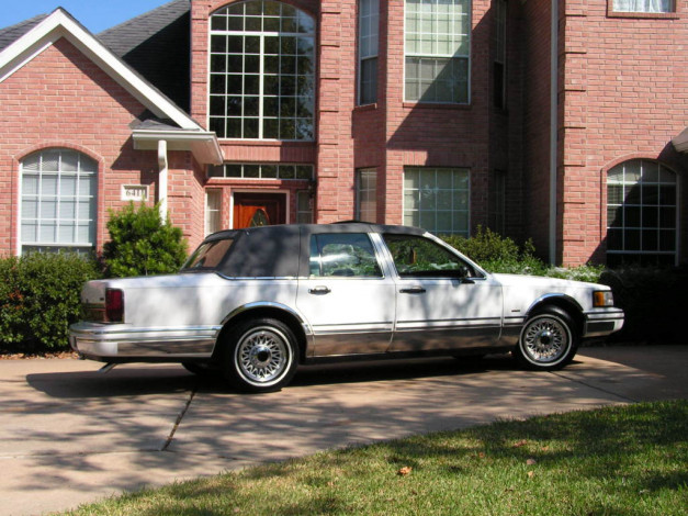 Обои картинки фото lincoln, town, car, автомобили