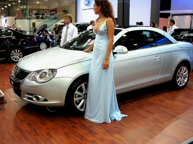 Обои картинки фото vw, автомобили, авто, девушками