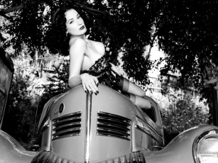 Картинка dita von teese автомобили авто девушками
