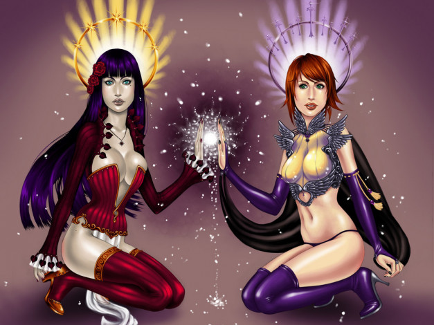 Обои картинки фото фэнтези, девушки