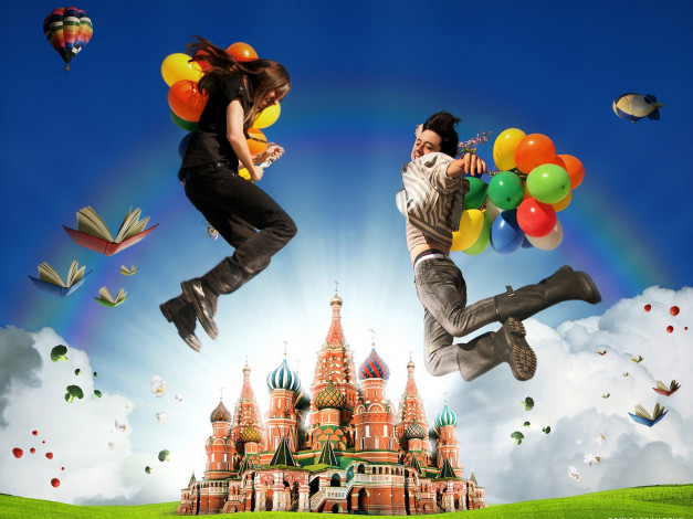 Обои картинки фото разное, люди