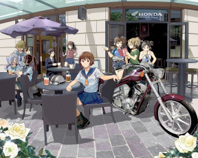 Картинка аниме weapon blood technology