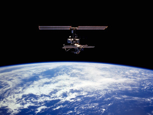 Картинка космос космические корабли станции