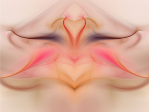 Картинка 3д графика fractal фракталы абстракция узор цвета