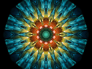 Картинка 3д графика fractal фракталы абстракция цвета узор