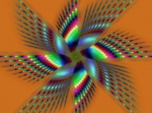 Картинка 3д графика fractal фракталы абстракция цвета узор