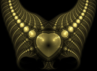 Картинка 3д графика fractal фракталы узор фрактал тёмный