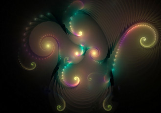 Картинка 3д графика fractal фракталы цвета фрактал узор