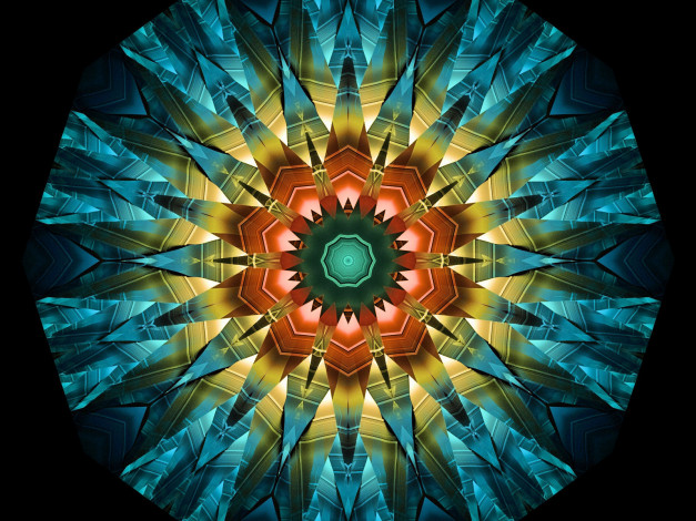 Обои картинки фото 3д, графика, fractal, фракталы, абстракция, цвета, узор
