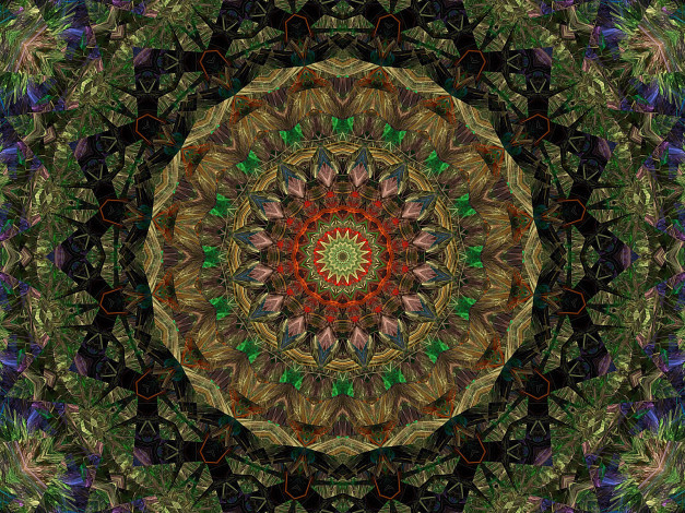 Обои картинки фото 3д, графика, fractal, фракталы, узор, цвета, абстракция
