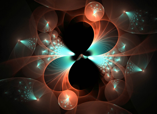 Обои картинки фото 3д, графика, fractal, фракталы, узор, цвета, фрактал