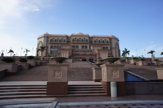 Обои картинки фото Абу-Даби, города, дворцы, замки, крепости, дворец