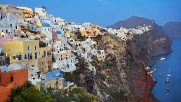 Картинка oia santorini greece города санторини греция ия