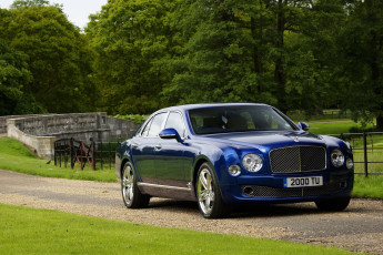 Картинка 2013 bentley mulsanne автомобили парк дорога