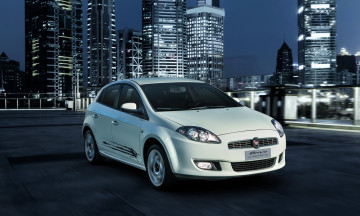 Картинка 2013 fiat bravo wolverine essence автомобили город ночь