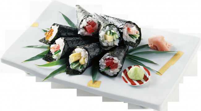 Обои картинки фото еда, рыба, морепродукты, суши, роллы