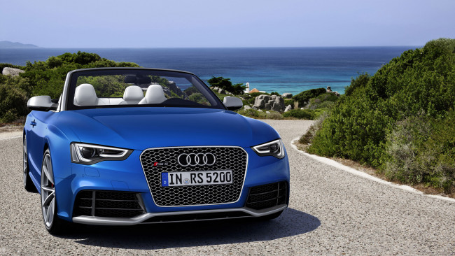 Обои картинки фото автомобили, audi, cabriolet, rs5