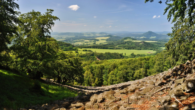 Обои картинки фото Чехия, 268, esk&, 225, kamenice, природа, пейзажи, горы, лес