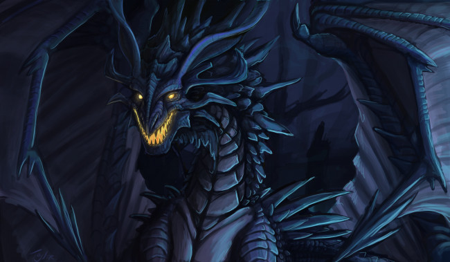 Обои картинки фото фэнтези, драконы, дракон