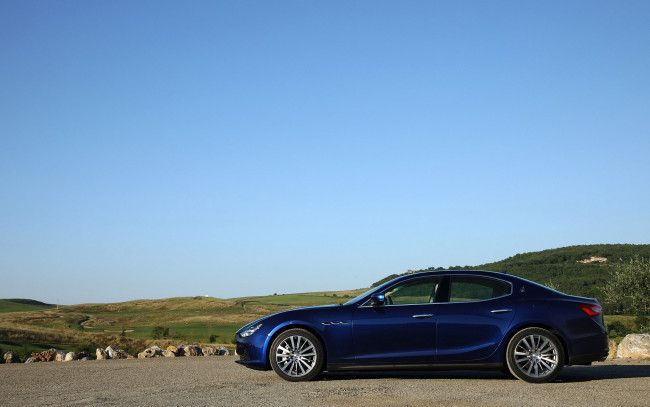 Обои картинки фото автомобили, maserati, ghibli