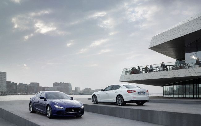 Обои картинки фото автомобили, maserati, ghibli