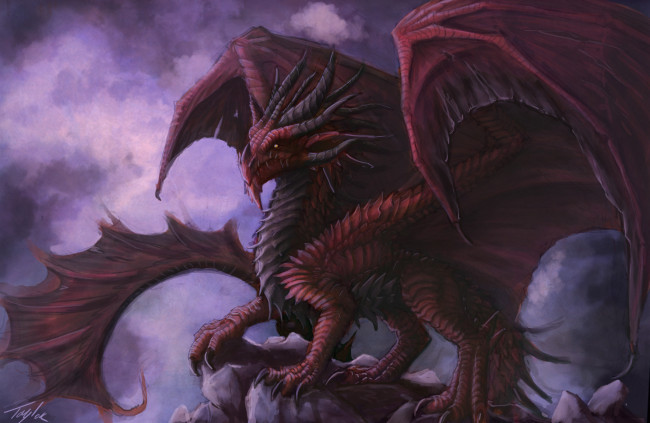 Обои картинки фото фэнтези, драконы, дракон