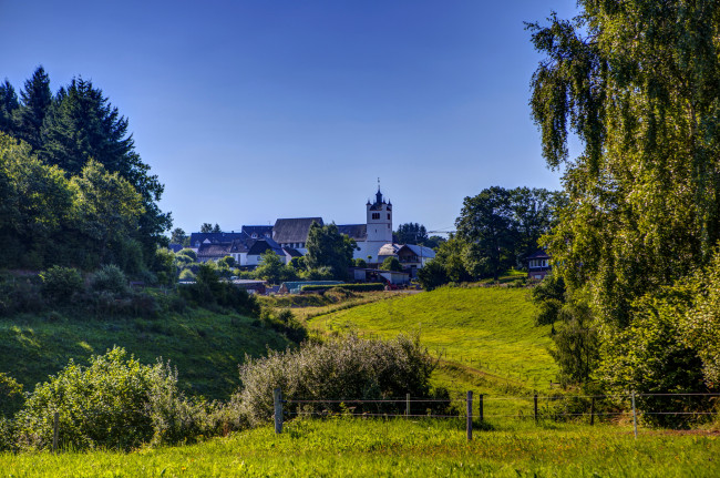 Обои картинки фото германия, лутцерат, города, пейзажи, пейзаж, дома