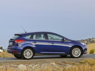 Картинка автомобили ford синий 2014г focus