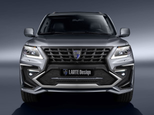 обоя автомобили, lexus, 2014г, серый, lx, 570, alligator, design, larte