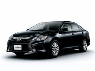 Картинка автомобили toyota темный 2014г camry jp-spec hybrid