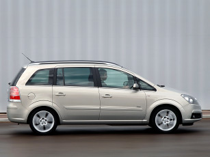 обоя автомобили, vauxhall, zafira, серый