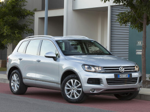 Картинка автомобили volkswagen серый au-spec touareg v6 tdi