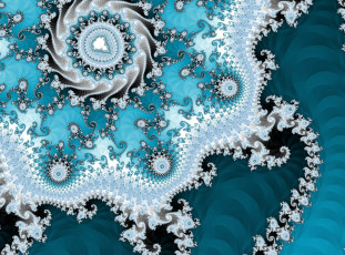 Картинка 3д+графика фракталы+ fractal узор фон цвета