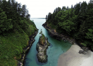 Картинка природа реки озера небо поворот река