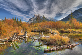 Картинка природа реки озера горы лес река облака