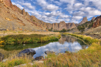 Картинка природа реки озера лес горы облака река