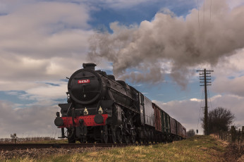 Картинка техника паровозы дорога железная паровоз рельсы
