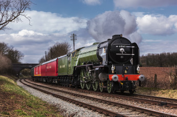 Картинка техника паровозы паровоз дорога рельсы железная