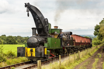 Картинка техника паровозы паровоз рельсы дорога железная