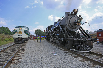 Картинка техника паровозы паровоз рельсы дорога железная