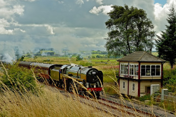 Картинка техника паровозы паровоз рельсы дорога железная
