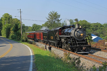 Картинка техника паровозы паровоз железная рельсы дорога