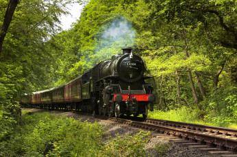Картинка техника паровозы железная паровоз рельсы дорога