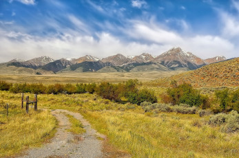 Картинка природа дороги горы долина дорога