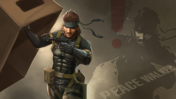 обоя видео игры, metal gear solid 2, big, boss, mgs, metal, gear, solid, peace, walker, snake, naked