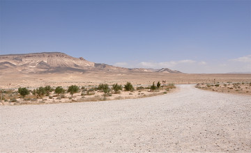 Картинка природа дороги небо песок горы