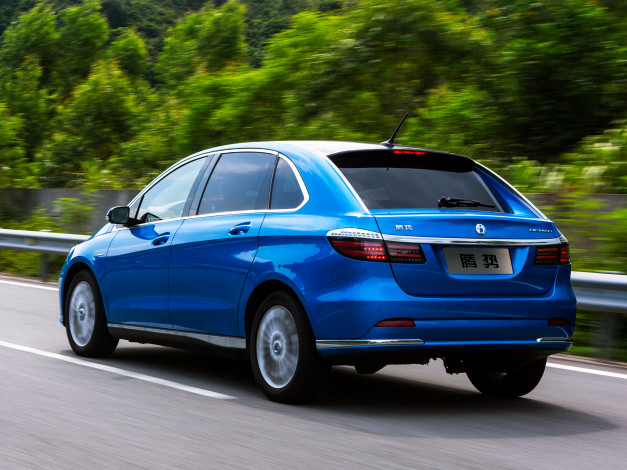 Обои картинки фото автомобили, denza, 2014г, синий