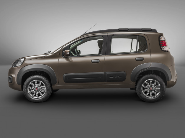 Обои картинки фото автомобили, fiat, uno, way, 2014г